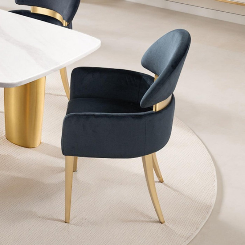 Chaise avec accoudoirs Alesha (ensemble de 2)