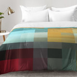 Madart Inc Modern & Contemporary Box Stitch Abstract Comforter Set