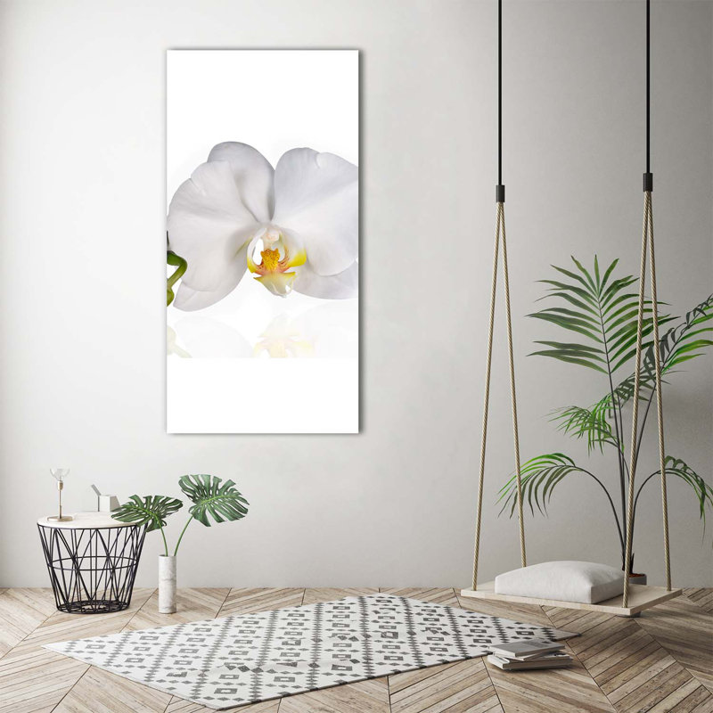 White Orchid - Wrapped Canvas Print