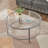 3 - Piece Glass Top Living Room Table Set