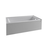 City 60'' L Alcove Soaking Bathtub