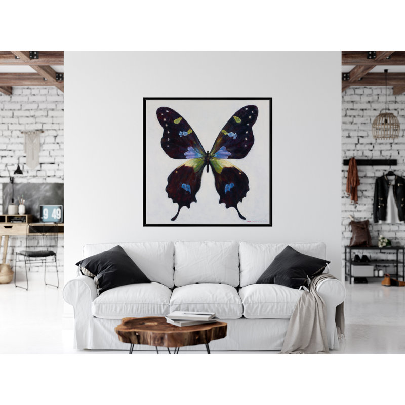 Botanical Beauty Painting, Black