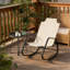 Siège relaxant, chaise berçante d'extérieur
