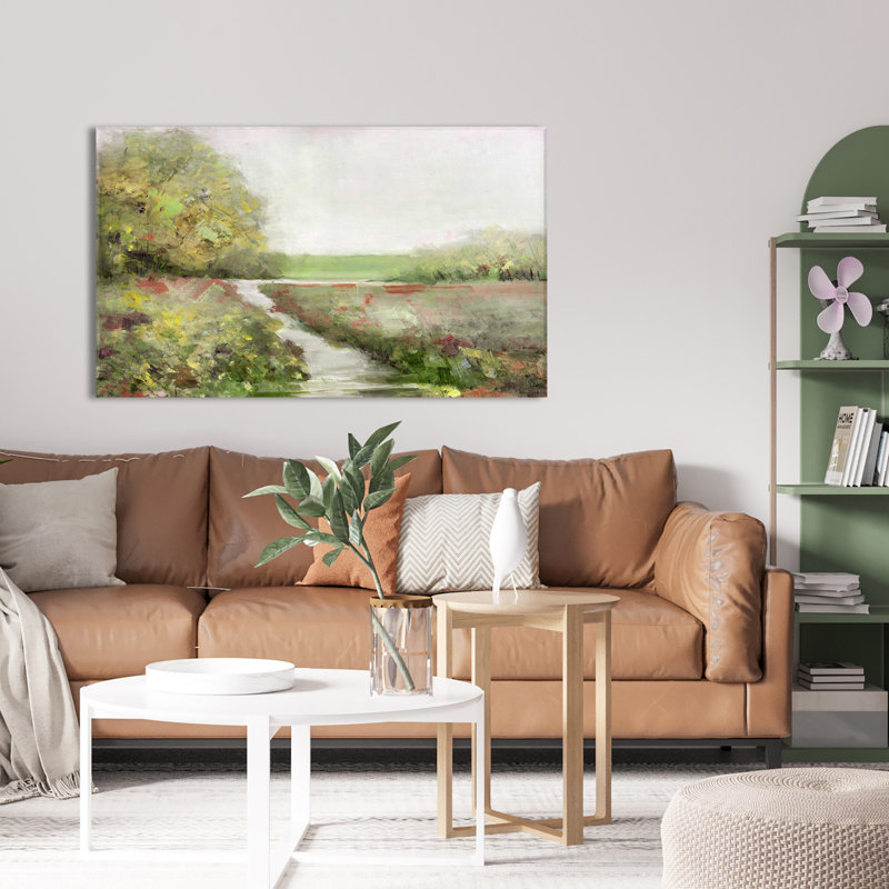 «Fall Magic» par Sall - Peinture, Toile tendue, L 30 po x H 18 po