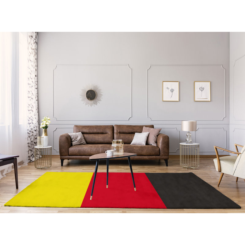 Tapis rouge à rayures de hockey national, Rectangle 9 pi x 12 pi