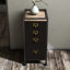 MDF Iron Fabric Under Table Cabinet - Dresser Bedroom Storage, Durable Metal Frame, Compact Design, Multi-Functional Use, Easy Assembly