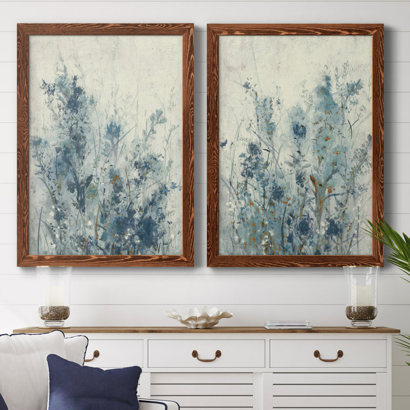 Toile encadrée de qualité supérieure AU CH Blue Spring I - prête à être accrochée, null, null
