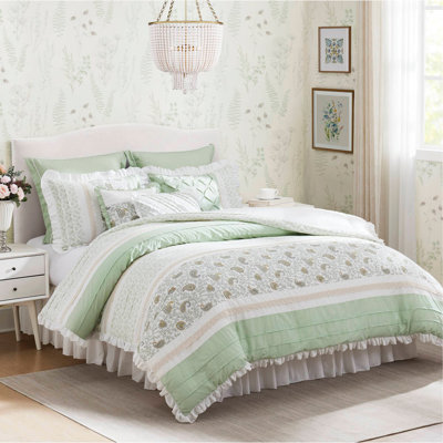 9 Piece Cotton Percale Comforter Set