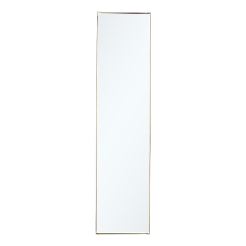 Modern Slim Frame Full Length Dressing Mirror, Gold