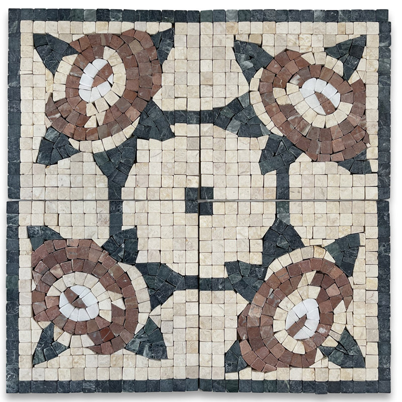 5" x 5" Marble Mosaic Sheet Wall Floor Use Tile
