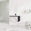 Meuble-lavabo mural flottant 30 po avec lavabo en céramique et porte d'armoire à fermeture en douceur, ensemble KD