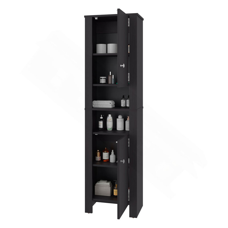 Armoire haute haute avec compartiments fermés