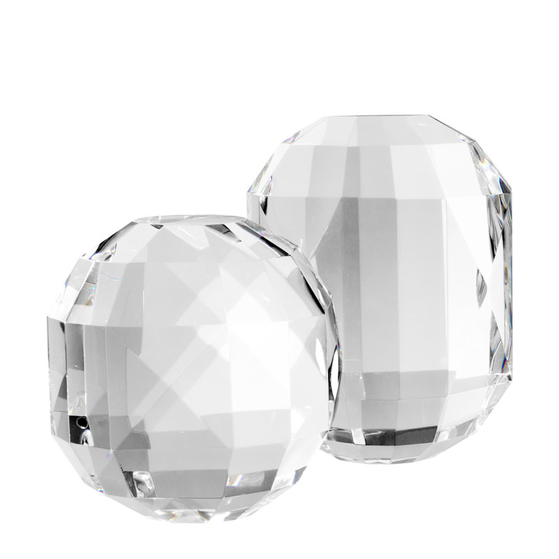 Trace 2 Piece Round and Oval Decor Set