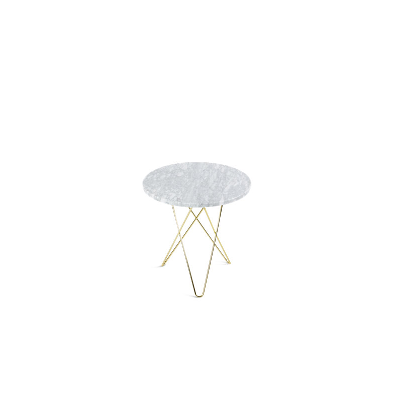 Pedestal Coffee Table, 72 x 80 x 80, White