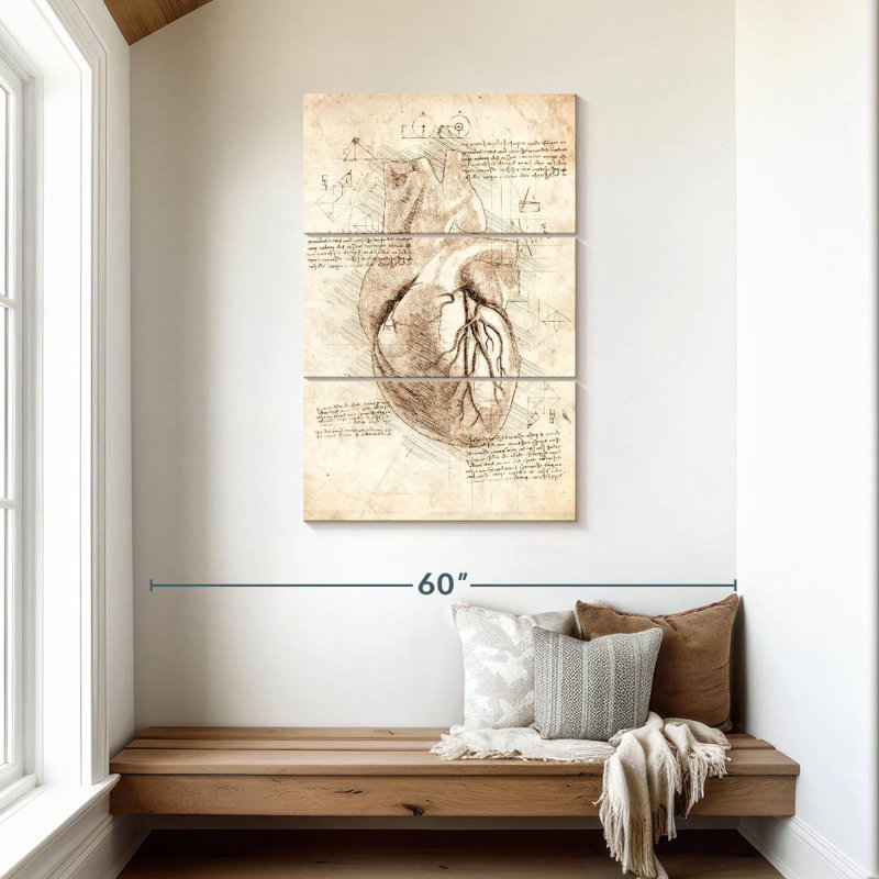 Keiri Human Heart, 45" H x 28" W