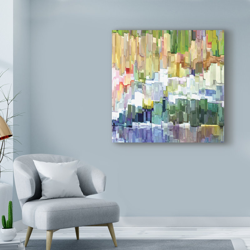 « glacier bay iii », reproduction d’impression sur toile tendue, H 35 po x l 35 po x P 2 po