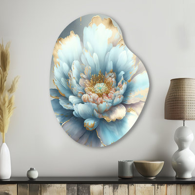 Brigg - Floral Pear Shape Assymterical Metal Wall Art