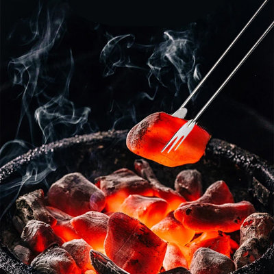 Night Light BBQ Tools Charcoal Clamps Carbon Clamps BBQ Tongs BBQ Accessories Food Clamps Charcoal Tongs Barbecue Tongs Metal Tongs