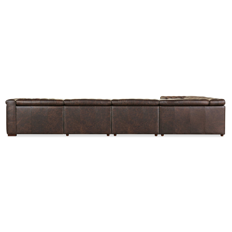 Savion Deux 6 Seat Sectional with Four Power Recliners and Seven Power Headrests