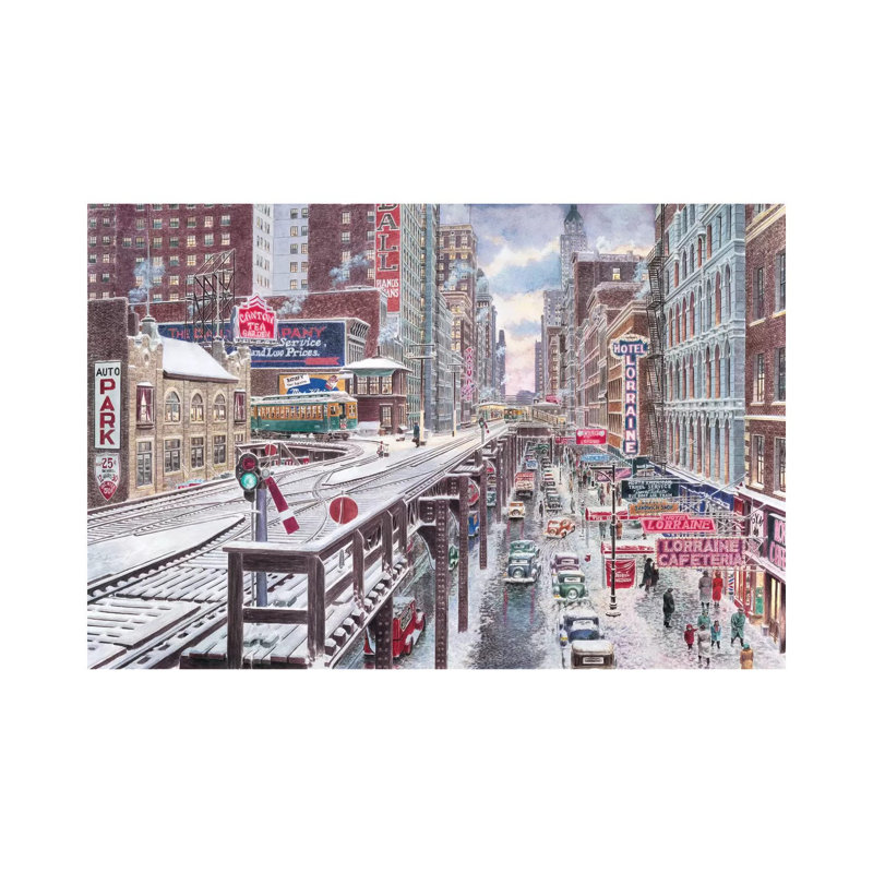 Chicago, The Loop 1 Piece Wrapped Canvas Wall Art