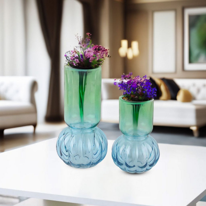 Vase de table en verre Lilia