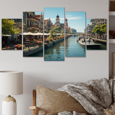 " Germany Waterfront Charm City II " 5 - Pieces