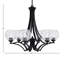 Lustre 5 lumières Zilo avec verre de 5,75 po Zilo-86756378-90740333