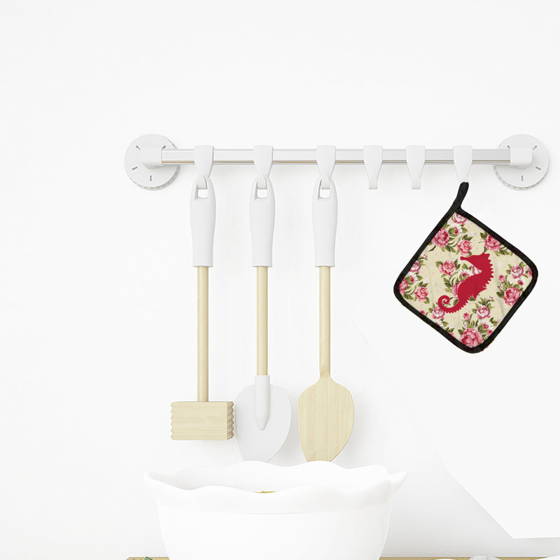 Cuisinier poignée east urban home hippocampe, Jaune