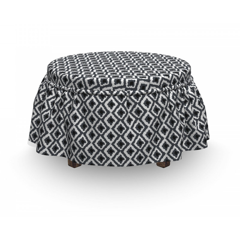 Housse pour repose-pieds Rhombus and Zigzags