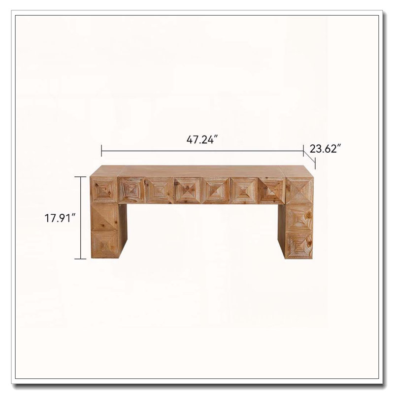 Table basse rustique 47,24 "