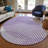 Elowen Purple Washable Indoor-Outdoor Rug - -442728323