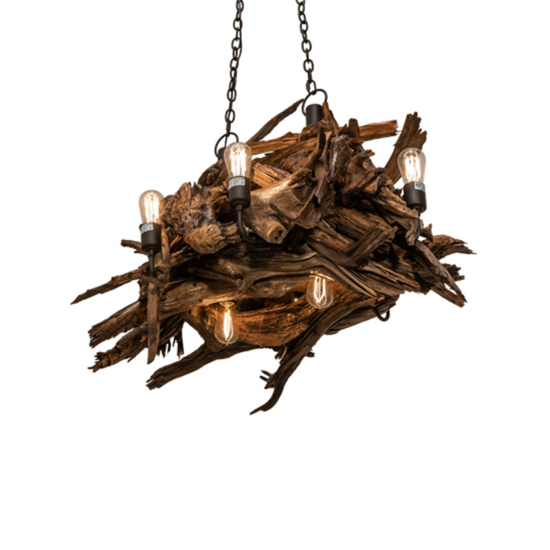 Driftwood 8 - Light Chandelier