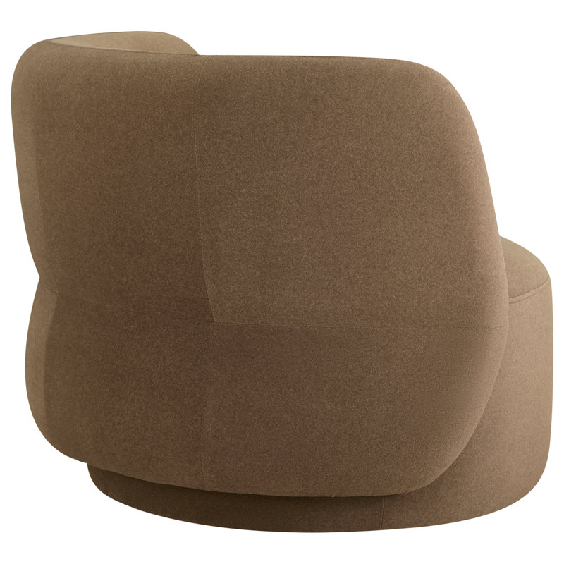 Kim Marcello Swivel Accent Chair, Vesper Tobacco Velvet