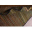 Tapis brun en laine noué à la main de conception unique 3 pi 1 po x 4 pi 9 po New Age