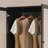 20" D Armoire Wardrobe Closet With Fluted Glass And Drawers, 71" H Clothing Storage Cabinet With Hanging Rod And Soft-Close Doors-123843217