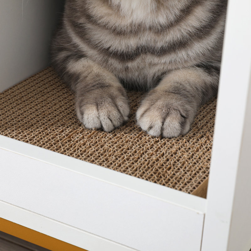 Litière pour chat avec lit à griffes Modern
