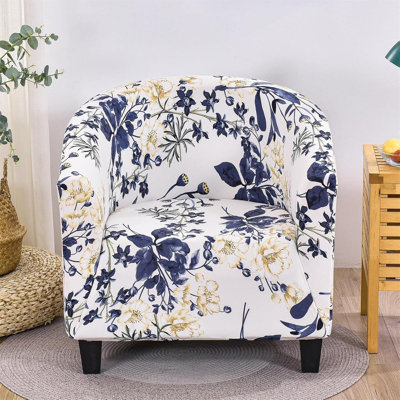 Club Chair Slipcover Tub Chair Cover Stretch Armchair Covers Sofa Cover Furniture Protector For Living Room