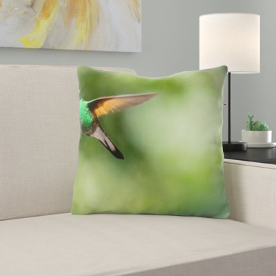 Hummingbird Throw Pillow
