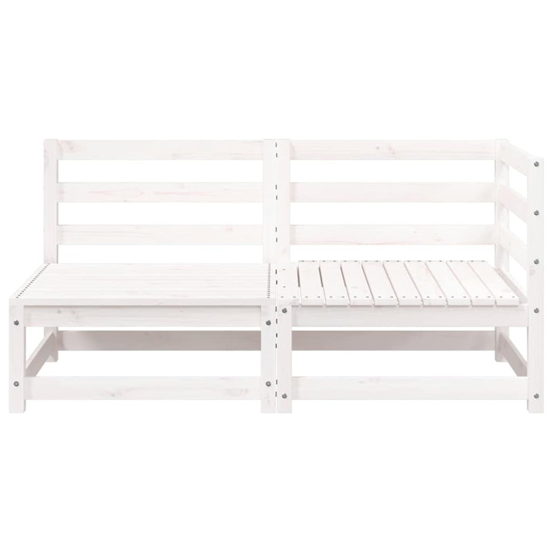 70cm Wide Rectangle Patio Sofa, White
