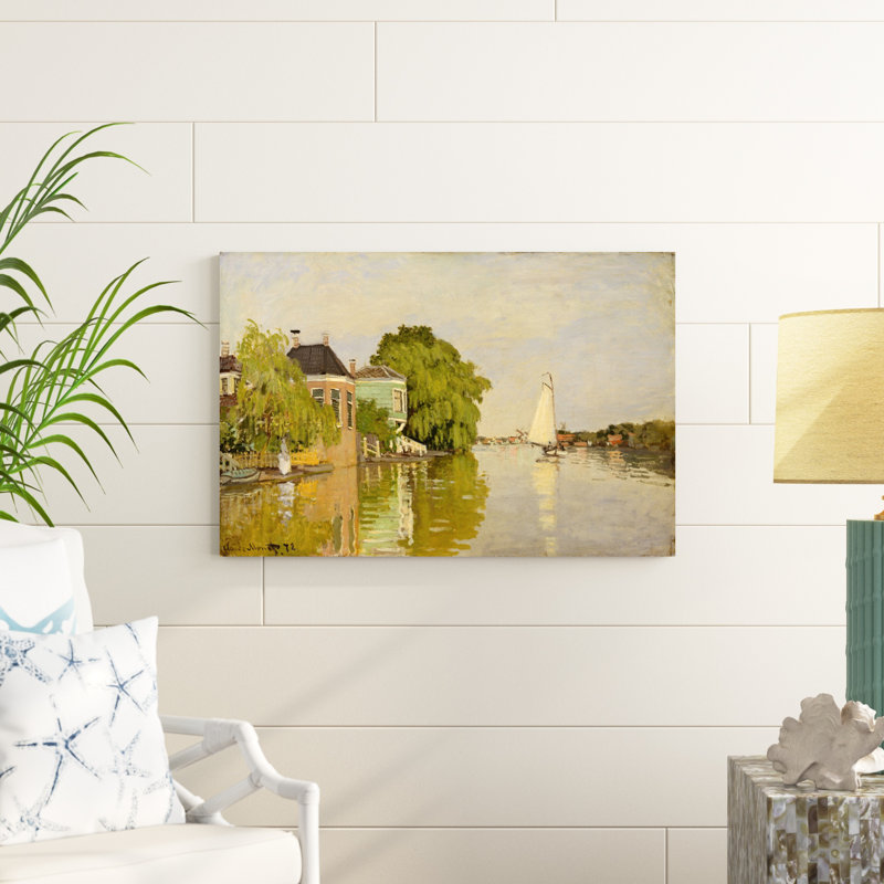 Maisons sur l'Achterzaan, H 24 po x l 36 po x P 1,25 po