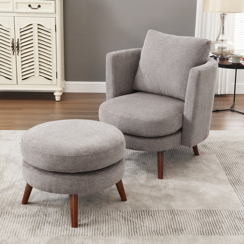 Fauteuil Kefira, Polyester taupe