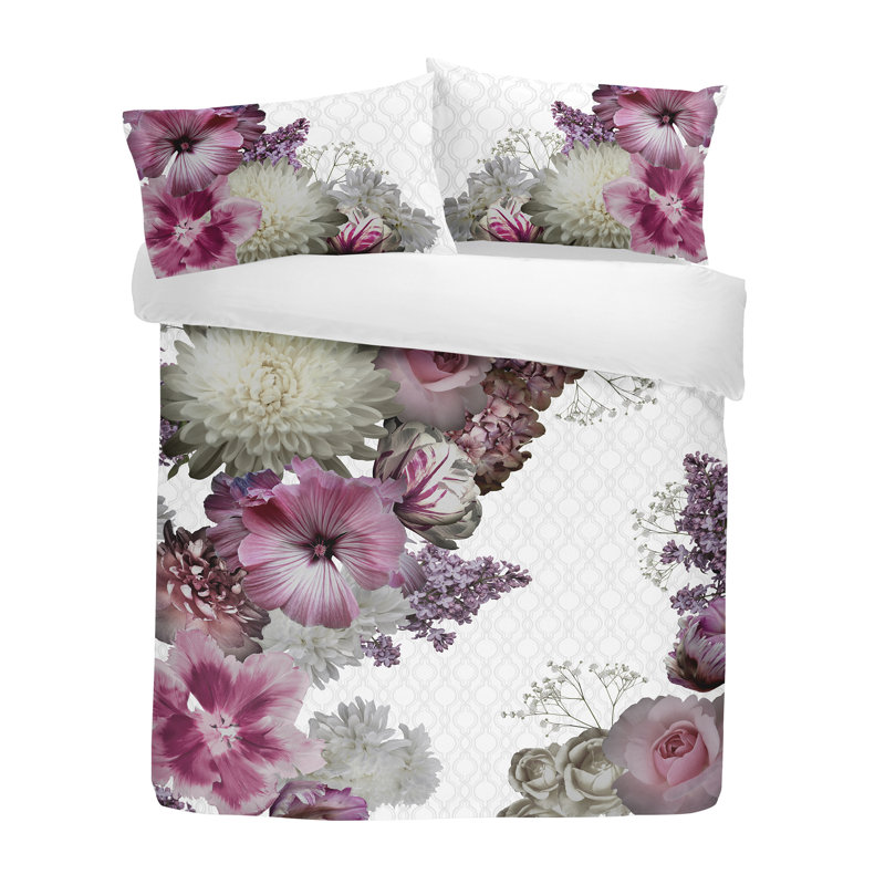 Mayfair Lady 144 TC Duvet Cover Set, King Duvet Cover + 2 Standard Pillowcases