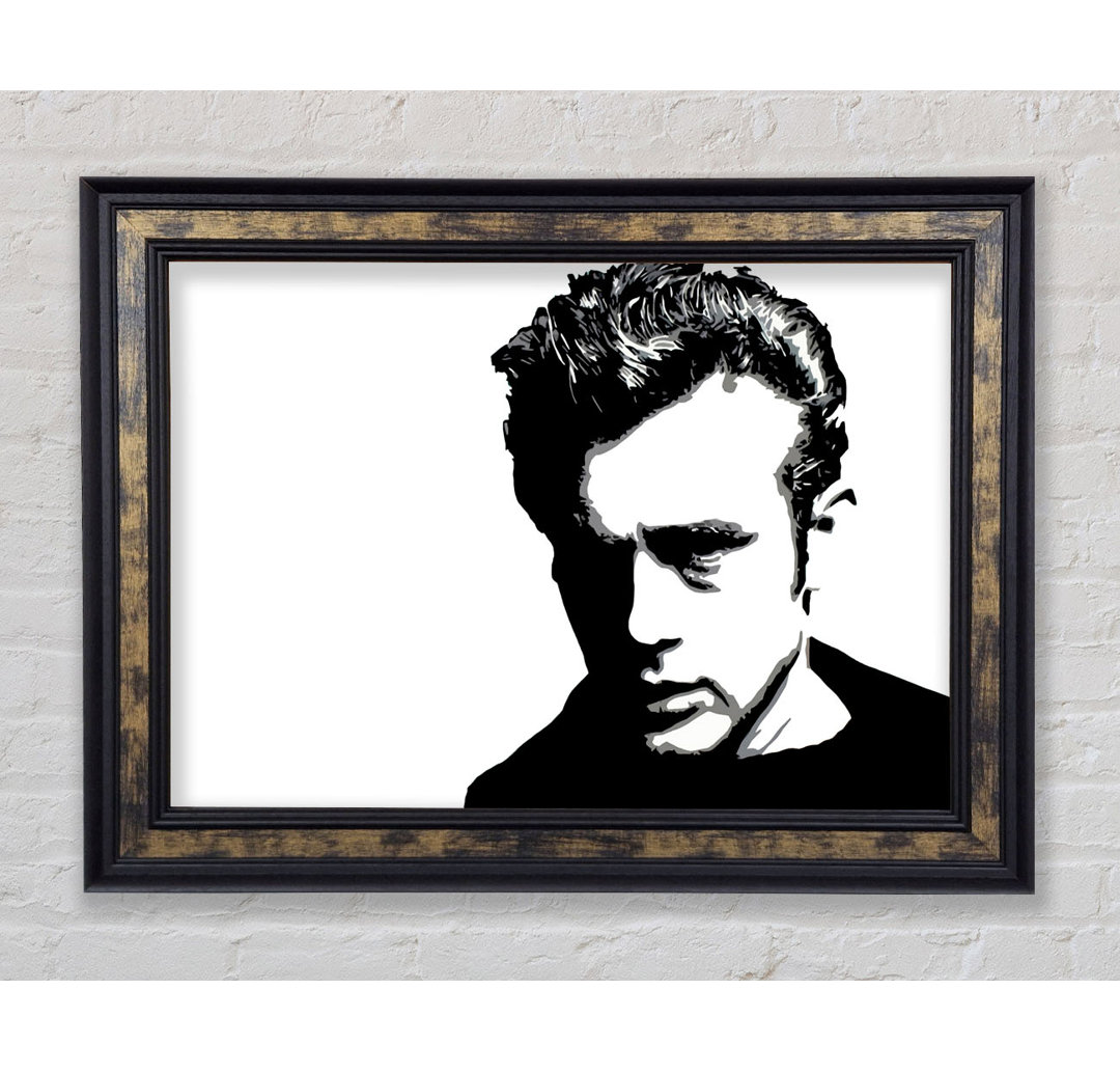 James Dean Pop Art - Bilderrahmen Kunstdrucke