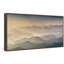 «Foggy Sunrise» par Marmont Hill - reproduction de cadre flottant sur toile-754558308