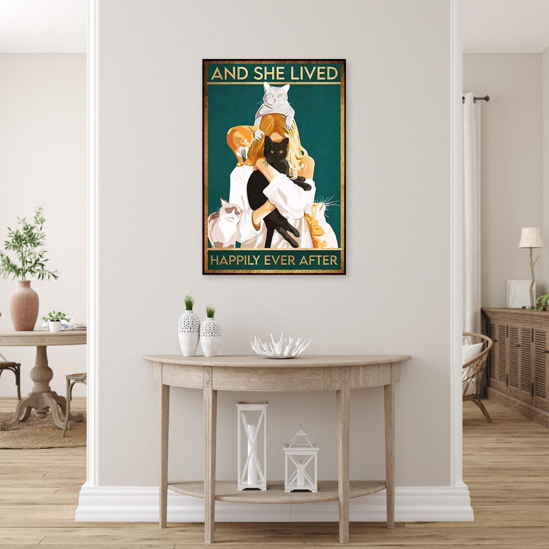 «And She Lived Happily Ever After 3», impression sur toile tendue, H 36 po x l 24 po x P 1,25 po