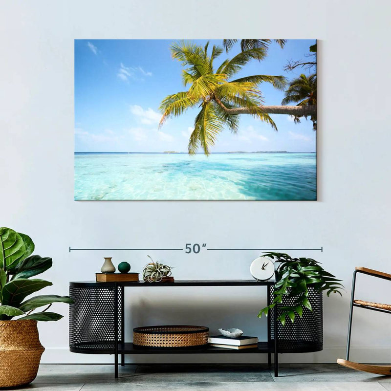 Tropical Palm, 32" H x 48" W