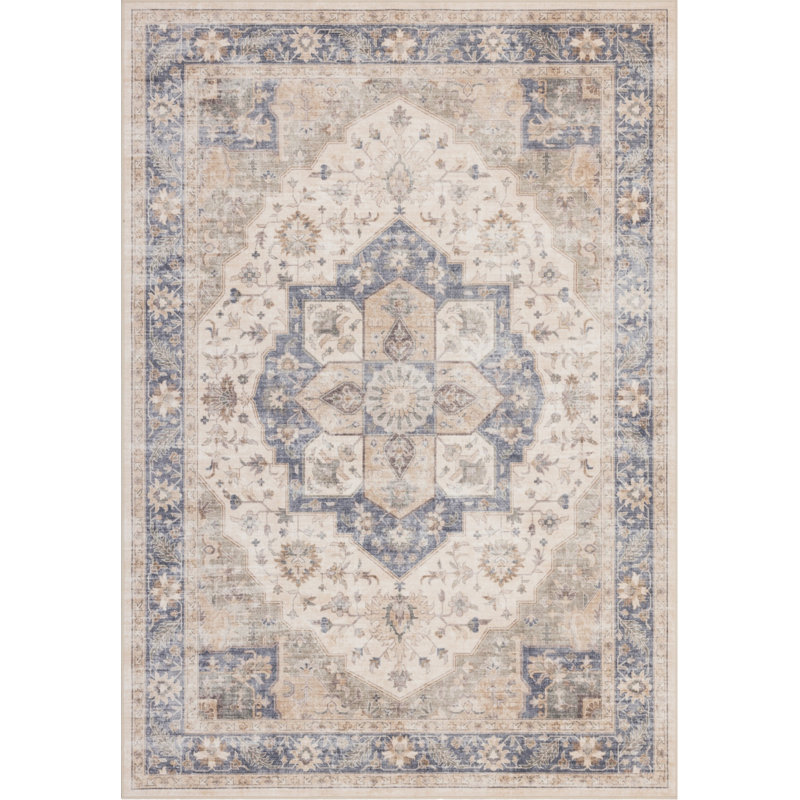 Eaglin D6DD072B00B440A6A63382F5C6921B46 Ivory Area Rug, 118" x 167"