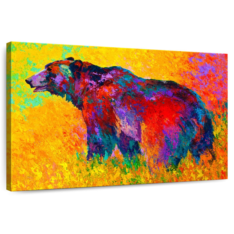 Brampt Into The Wind Grizz, 8" H x 12" W