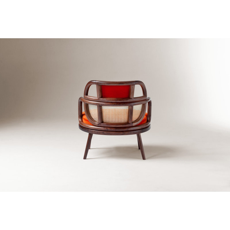 Havana Armchair, Fire Velvet