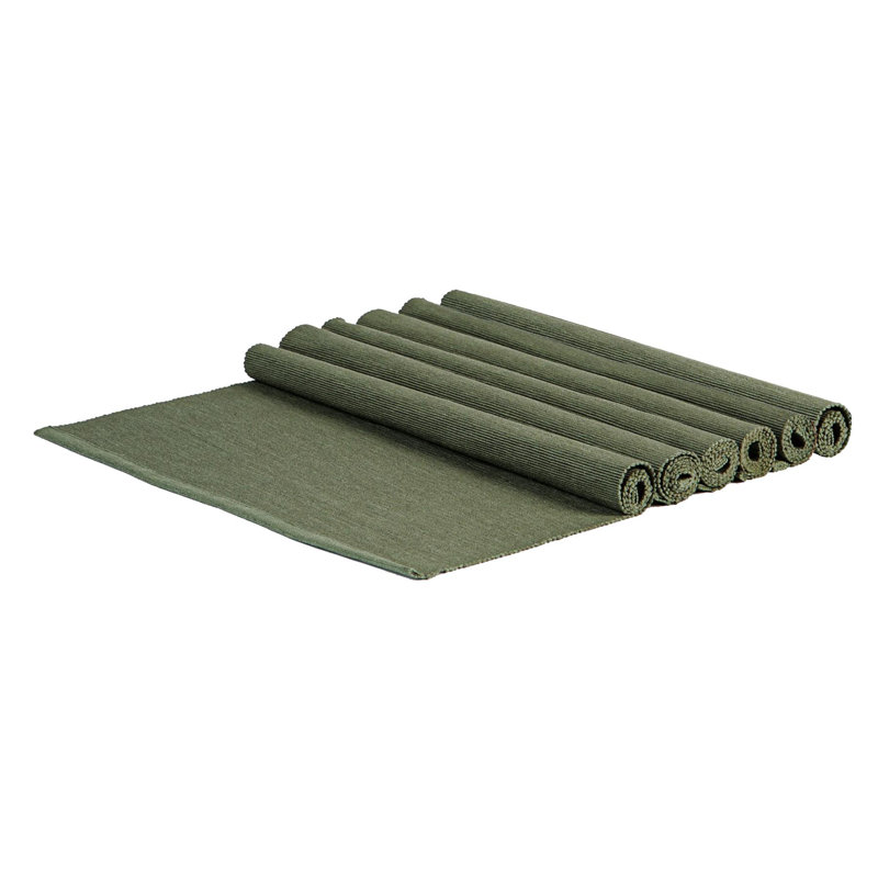 Nicola Spring - Cotton Fabric Placemats, Green